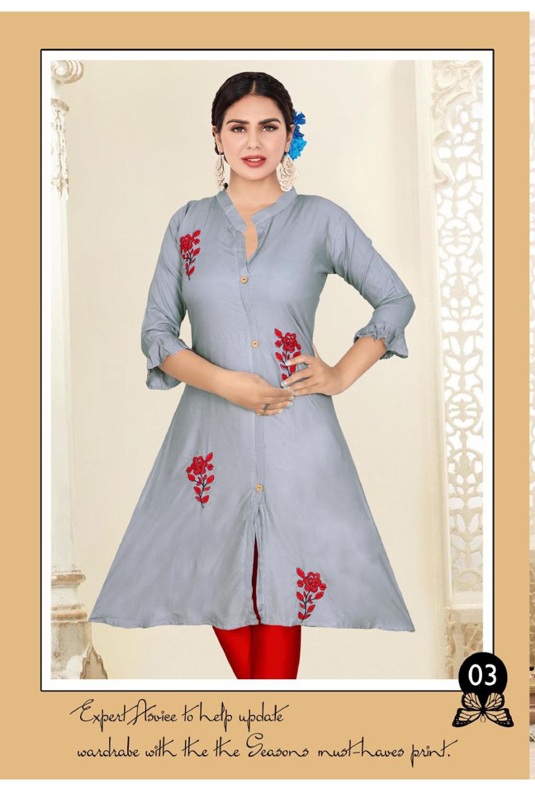 Beauty Queen Nazrin 2 Casual Daily Wear Rayon Printed Kurti Collection